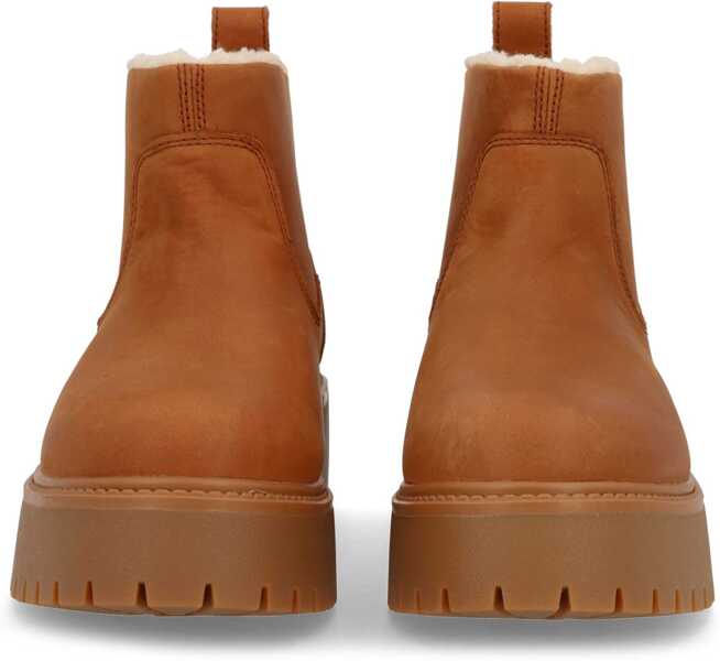 Cizme scurte Timberland Leather Boot BROWN Femei (BM 19456625) 3