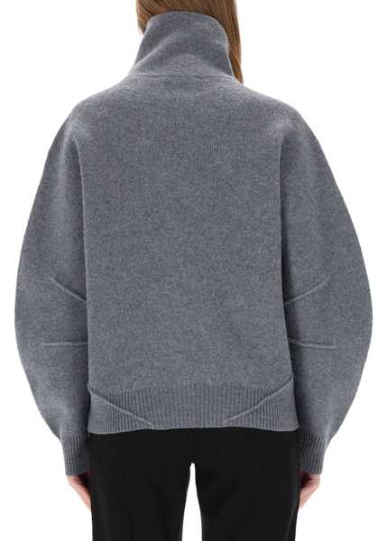 Pulovere casual HELMUT LANG Zippered Apex Jersey GREY Femei (BM 19456628) 3