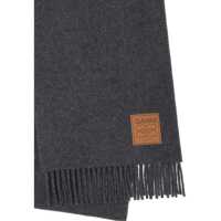 Esarfe Ganni Dama - Esarfe Ganni Wool Scarf GREY Femei (BM 19456643) - B-mall.ro