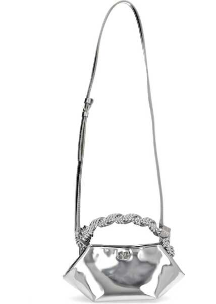 Genti de mana Ganni Bou Mini Mirror Bag SILVER Femei (BM 19456649) 2