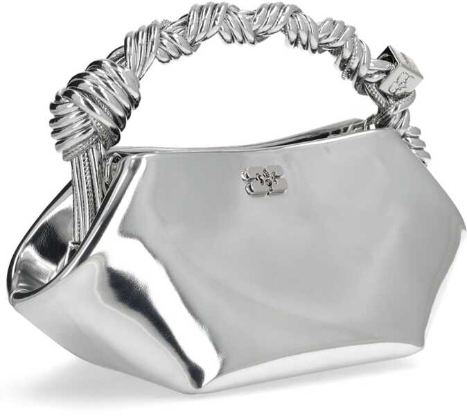 Genti de mana Ganni Bou Mini Mirror Bag SILVER Femei (BM 19456649) 3