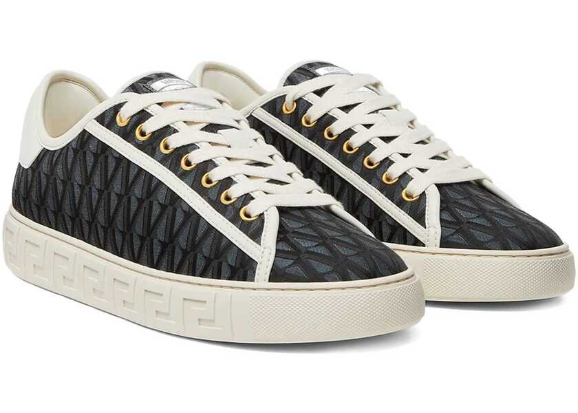 Sneakers Versace Greca Jacquard Sneaker BLACK Femei (BM 19456685) 2