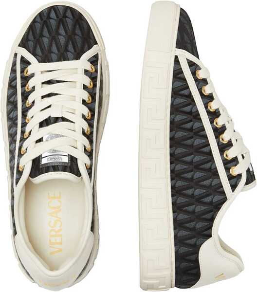 Sneakers Versace Greca Jacquard Sneaker BLACK Femei (BM 19456685) 3