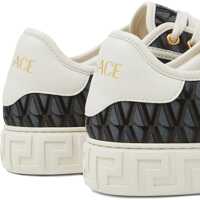 Sneakers Versace Dama - Sneakers Versace Greca Jacquard Sneaker BLACK Femei (BM 19456685) - B-mall.ro