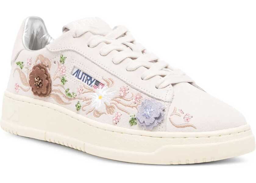Sneakers AUTRY Dallas Low Floral Sneaker IVORY Femei (BM 19456694) 2