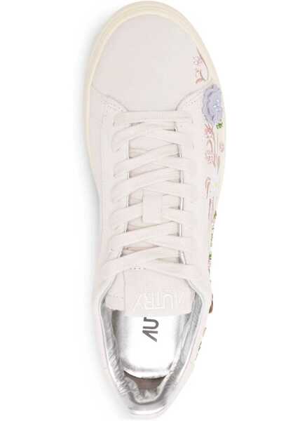 Sneakers AUTRY Dallas Low Floral Sneaker IVORY Femei (BM 19456694) 4