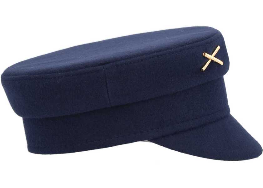 Palarii RUSLAN BAGINSKIY Baker Boy Hat BLUE Femei (BM 19456703) 2