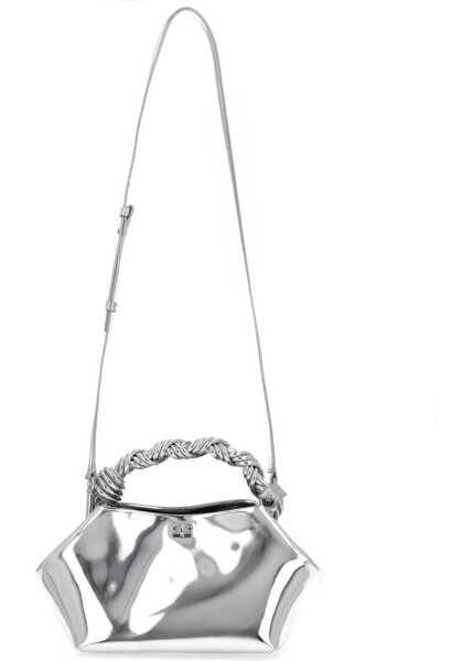 Genti de mana Ganni Bou Small Bag SILVER Femei (BM 19456712) 2