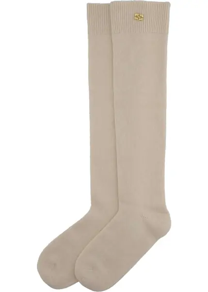 Sosete Ganni Wool Socks. IVORY Femei (BM 19456718) 2