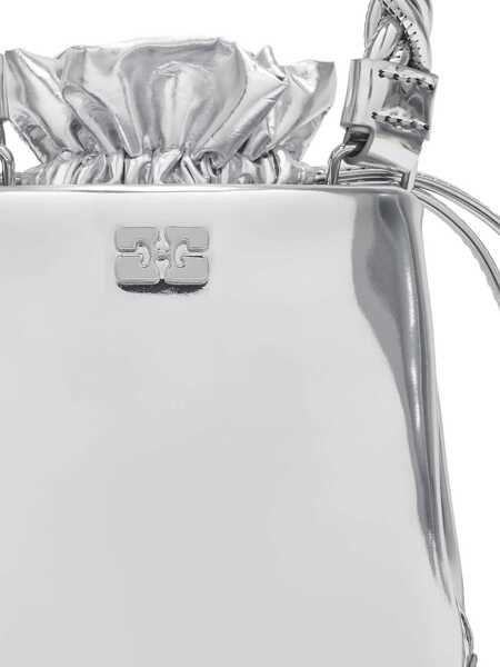Genti de mana Ganni Bou Bucket Mini Bag SILVER Femei (BM 19456727) 4