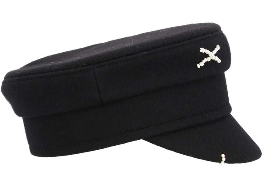 Palarii RUSLAN BAGINSKIY Baker Boy Hat BLACK Femei (BM 19456754) 2