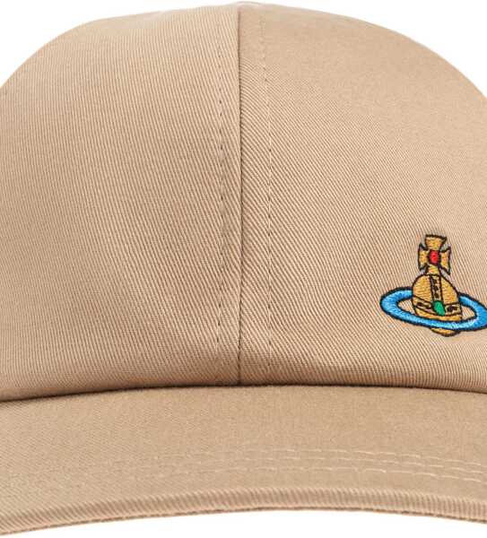 Sepci Vivienne Westwood Baseball Cap With Logo BEIGE Femei (BM 19456766) 3