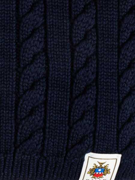 Esarfe Bally Wool Scarf BLUE Barbati (BM 19456769) 2