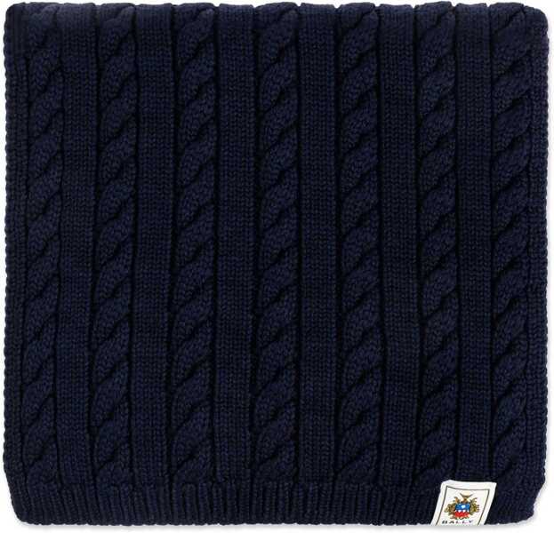 Esarfe Bally Wool Scarf BLUE Barbati (BM 19456769) 1