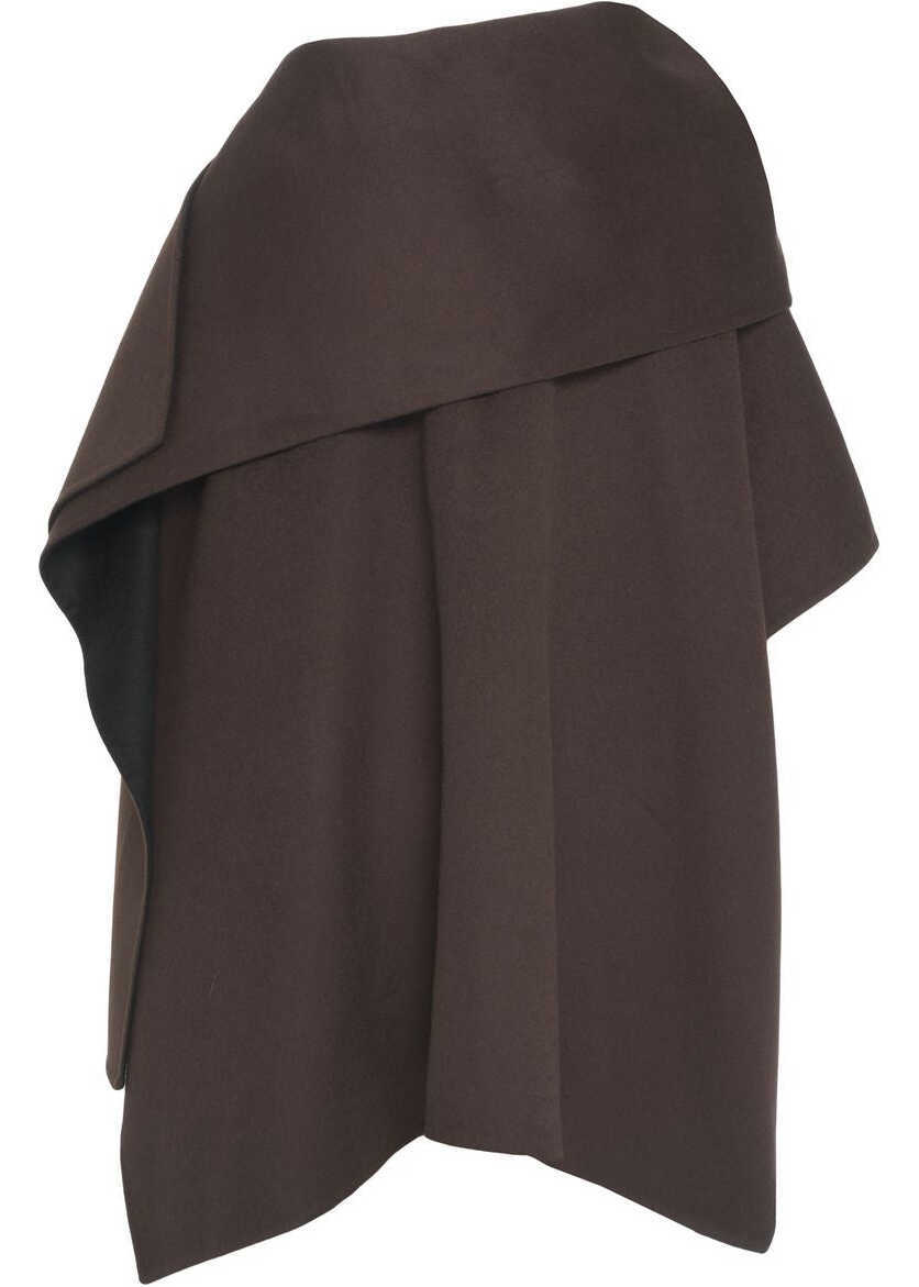 Poncho Kaos Reversible cape Brown Femei (BM 19456919) 3