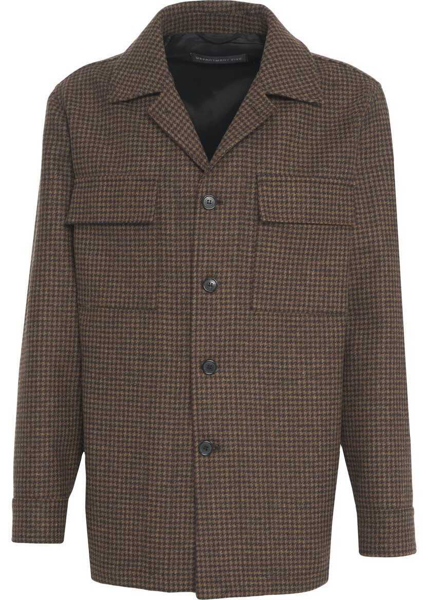 Sacouri Department Five Blazer with houndstooth pattern Brown Barbati (BM 19456922) 2