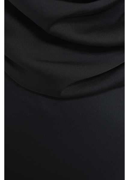 Rochii lungi STAUD Draped maxi dress Black Femei (BM 19456937) 4