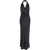 STAUD Draped maxi dress Black