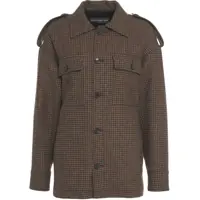 Jachete Jacket with houndstooth pattern Femei