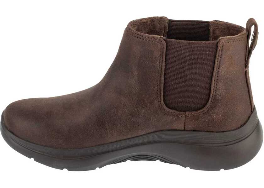Botine SKECHERS Go Walk Arch Fit 2.0 Boot - Classic Charm Brown Femei (BM 19456961) 2
