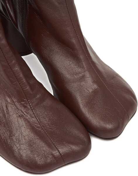 Cizme scurte MM6 Maison Margiela Boot Anatomic BROWN Femei (BM 19457000) 5