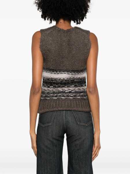 Veste casual OUR LEGACY Mohair Vest MULTICOLOUR Femei (BM 19457018) 4