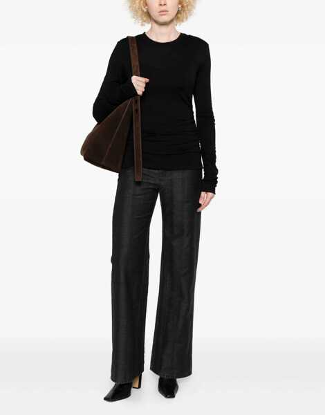 Tricouri OUR LEGACY Long Sleeve T-Shirt BLACK Femei (BM 19457024) 2