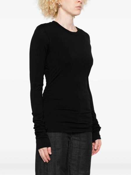 Tricouri OUR LEGACY Long Sleeve T-Shirt BLACK Femei (BM 19457024) 3