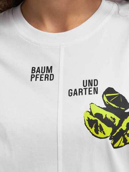 Tricouri Baum und Pferdgarten Asymmetrical Jawos T-Shirt WHITE Femei (BM 19457054) 4