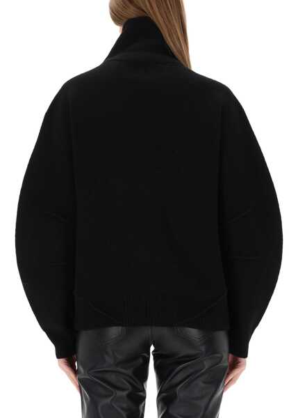 Pulovere casual HELMUT LANG Zippered Apex Jersey BLACK Femei (BM 19457057) 3