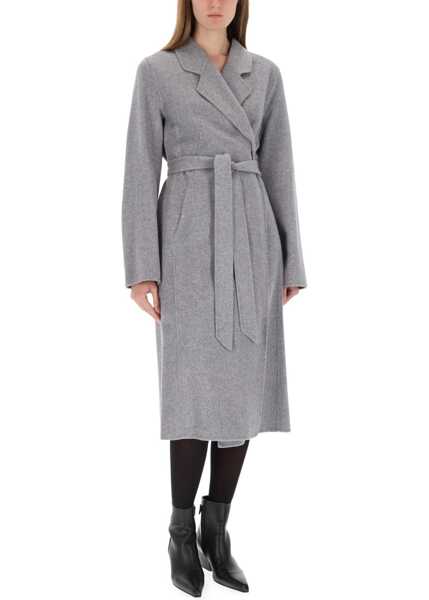 Paltoane Hugo Boss Belted Coat GREY Femei (BM 19457060) 2