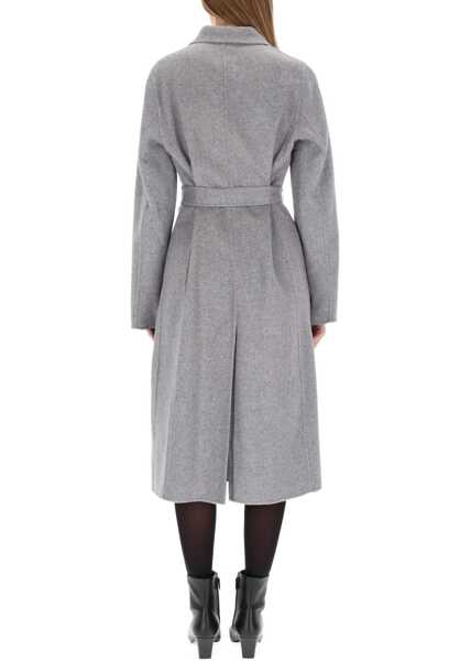 Paltoane Hugo Boss Belted Coat GREY Femei (BM 19457060) 3
