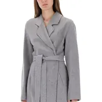 Paltoane Dama - Paltoane Hugo Boss Belted Coat GREY Femei (BM 19457060) - B-mall.ro