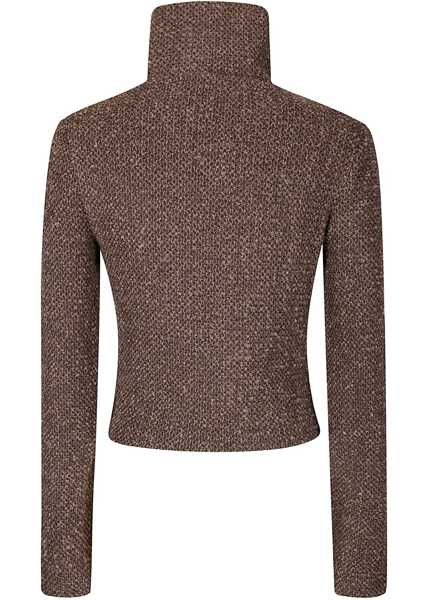 Pulovere casual OUR LEGACY Shirt With Zip. BROWN Femei (BM 19457072) 2