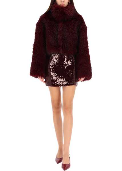 Trenciuri ROTATE Birger Christensen Short Jacket BORDEAUX Femei (BM 19457078) 2