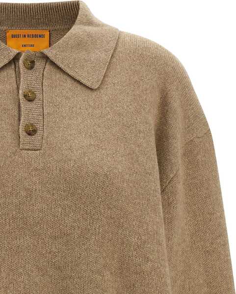 Tricouri Polo GUEST IN RESIDENCE Polo Allday BEIGE Femei (BM 19457090) 3