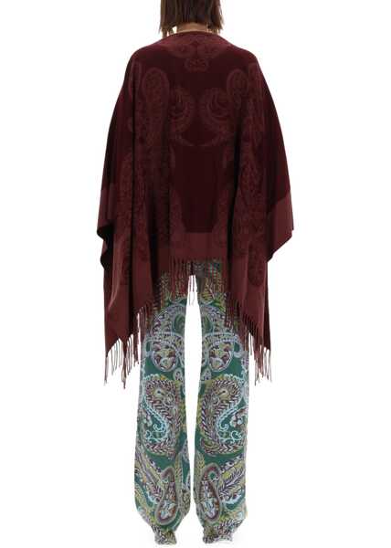 Esarfe ETRO Wool Poncho. BORDEAUX Femei (BM 19457093) 3