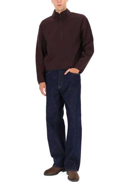 Bluze de trening SUNFLOWER Half Zipper Sweatshirt BROWN Barbati (BM 19457123) 2