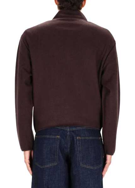 Bluze de trening SUNFLOWER Half Zipper Sweatshirt BROWN Barbati (BM 19457123) 3