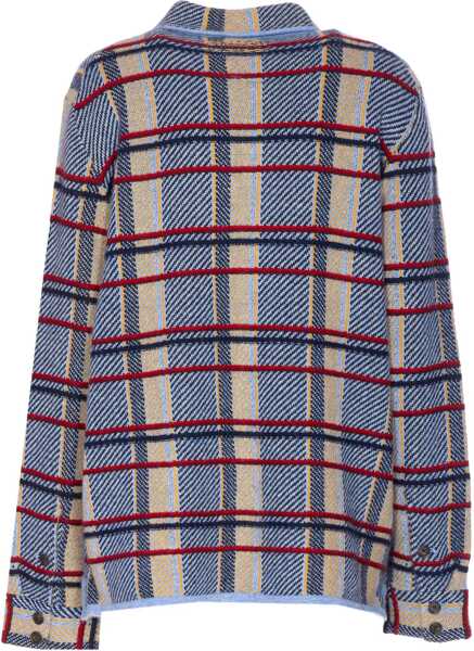 Bluze GUEST IN RESIDENCE Plaid Work Shirt BLUE Femei (BM 19457132) 2