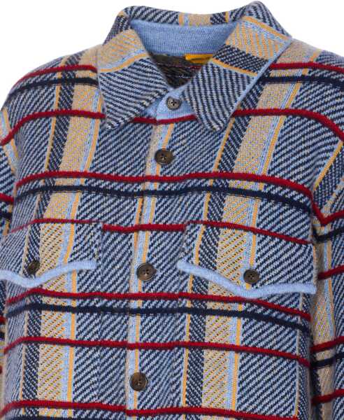 Bluze GUEST IN RESIDENCE Plaid Work Shirt BLUE Femei (BM 19457132) 4