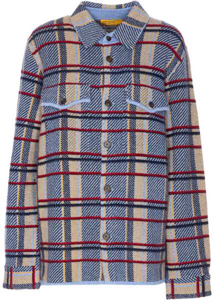 Bluze GUEST IN RESIDENCE Plaid Work Shirt BLUE Femei (BM 19457132) 1