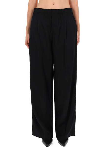 Pantaloni casual OUR LEGACY Pants Robe BLACK Femei (BM 19457138) 1