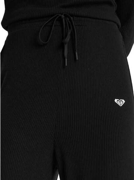Pantaloni de trening Roxy Rise & Vibe New Rib Wide Black Femei (BM 19457381) 3