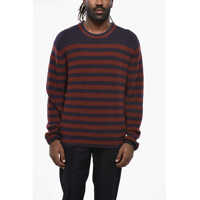 Pulovere Ps Two-Tone Striped Crew-Neck Sweater Barbati