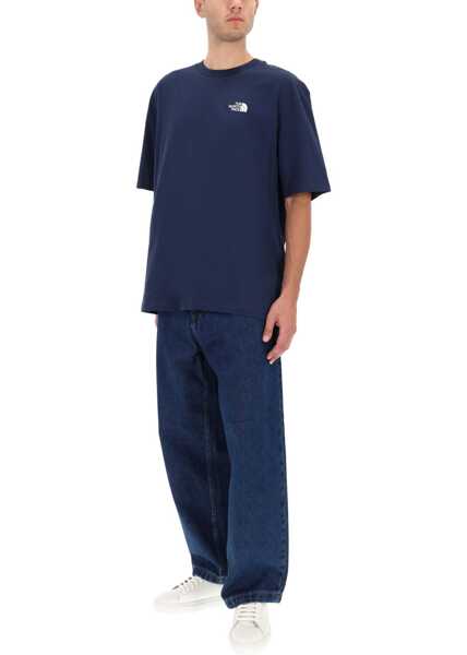 Tricouri The North Face T-Shirt With Logo BLUE Barbati (BM 19463282) 2