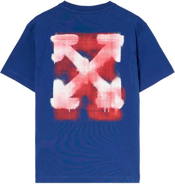 Tricouri Off-White Graffiti Logo T-Shirt BLUE Baieti (BM 19463324) 2