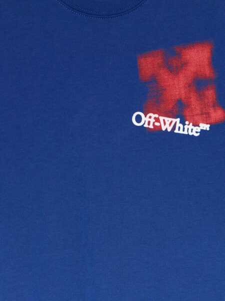 Tricouri Off-White Graffiti Logo T-Shirt BLUE Baieti (BM 19463324) 3