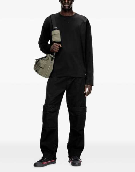 Tricouri Diesel Cotton T-Shirt BLACK Barbati (BM 19463336) 2