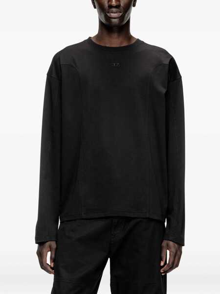 Tricouri Diesel Cotton T-Shirt BLACK Barbati (BM 19463336) 3